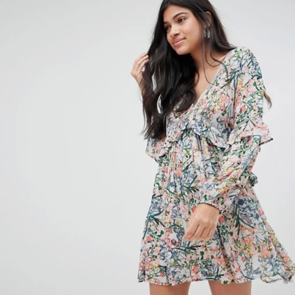 ASOS Dresses & Skirts - NWOT RAGA Monique Floral Print Mini Dress